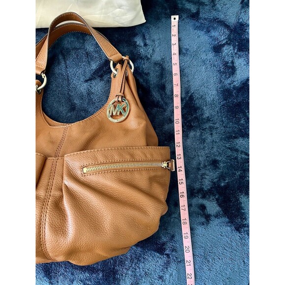 Michael Kors Layton Hobo Tan Tote with Dust Bag and Tag Lightly Worn - Picture 13 of 13